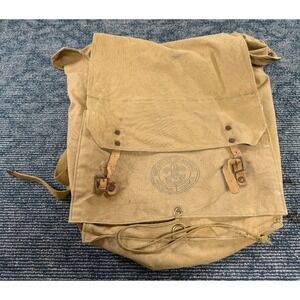 Vintage Boy Scouts of America National Council No 574 Canvas Yucca Pack Backpack